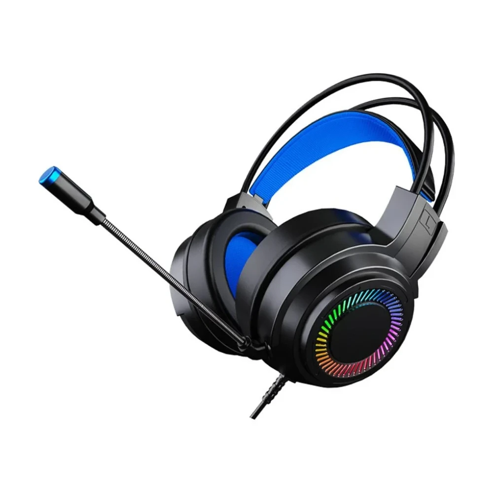 HP Gaming Wired G103 Headset – USB 7.1 Surround Sound, RGB Lighting & Noise-Cancelling Mic
