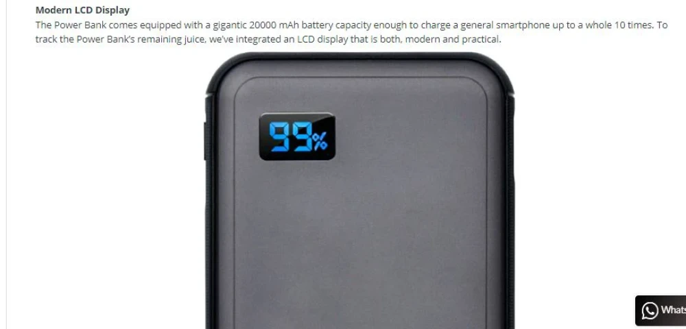 Space Speed PD + QC 3.0 Power Bank 20000mAh (SP-075)