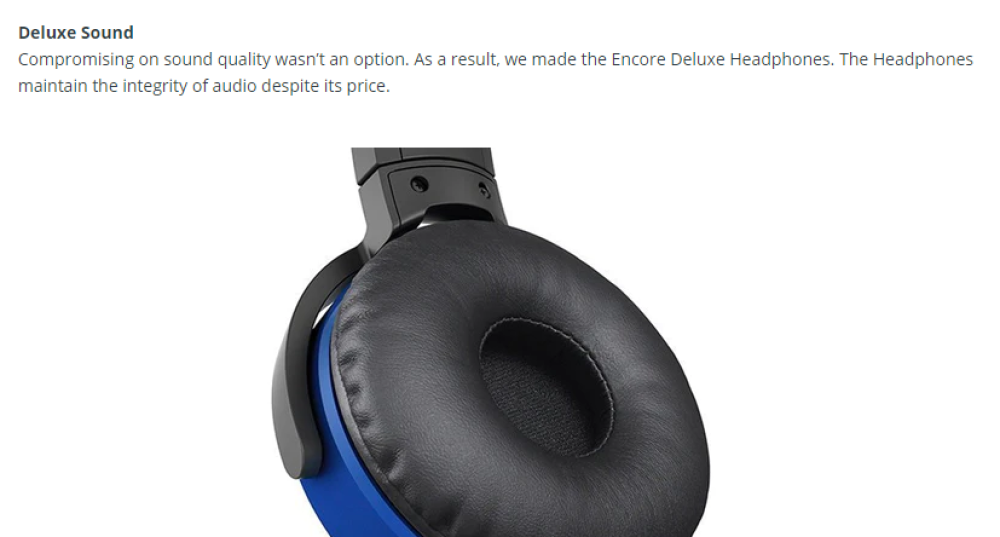 Encore Deluxe Headphones EN-570