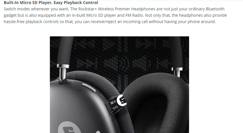 Space Solo Rs-606 Headphones